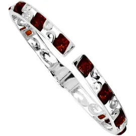 Ostsee-Schmuck Lonnie Armspange silberfarben 19 cm