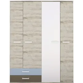 FMD Nona 9 149,5 x 192 x 60 cm Weiß/Bunt