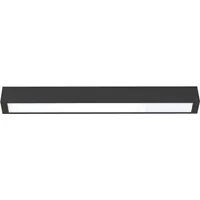 Licht-Erlebnisse Deckenleuchte Metall Schwarz länglich warmweiß 3000 K 1700