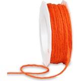 PRÄSENT Kordel Jute matt orange 2,0 mm x 25,0 m