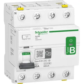 Schneider Electric Fehlerstrom-Schutzschalter Allstromsensitiv iID 4P 40A 300mA A9Z64440
