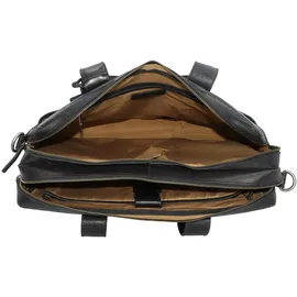 Burkely Vintage Jesse Aktentasche Leder 42 cm Laptopfach schwarz