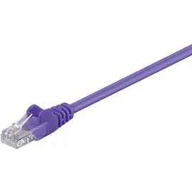 goobay CAT 5e Patchkabel, U/UTP, Violett