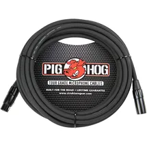 PIG HOG PHM15 XLR-Hochleistungs-Mikrofonkabel, 8 mm, 4,5 m, Schwarz