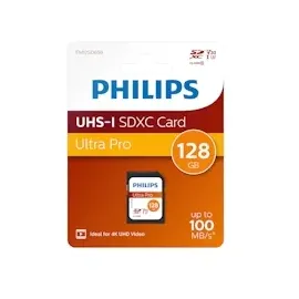 Philips SDXC Pro Speed 128GB Class 10 UHS-I V30