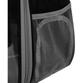 purlov Haustier Rucksack 10 kg Schwarz