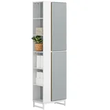 SoBuy Hochschrank Hellgrau BHT ca: 50X181X30cm