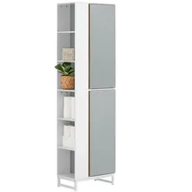 SoBuy Hochschrank Hellgrau BHT ca: 50X181X30cm
