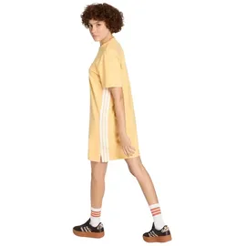 adidas Shirtkleid Orange/Weiß S