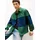 Tommy Hilfiger Hemdjacke TOMMY JEANS "TJM COLORBLOCK", Herren, Gr. 3XL, grün (shadow pine), Web, Obermaterial: 65% Baumwolle, 35% Polyester, oversize normal, Rundhals, eingesetzt elastischer Bund, Jacken, Regular fit mit Hemdkragen