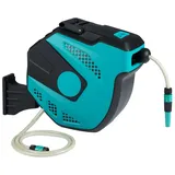 COSTWAY Wandschlauchbox, (1-tlg), Schlauchtrommel, Druckluftschlauch, 180° schwenkbar, 20 m grün