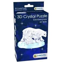 HCM KINZEL 59182 Crystal Puzzle - Eisbärenpaar