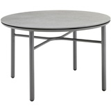Loop Beistelltisch 70 cm rund - 539 - Keramik pebble grey