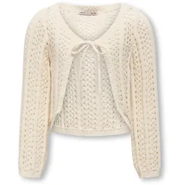 KIDS ONLY ONLY & KIDS Damen Kogmarina LIFE Ls CROP V-NECK KNT Noos, birch, 158/164, - 158-164