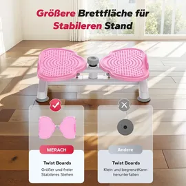 Merach Twist Waist Disc Board Weiß