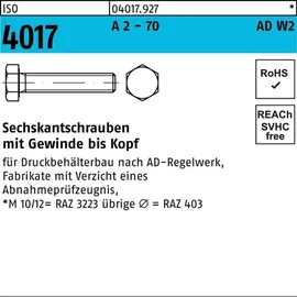 Industrial Quality Supplies Sechskantschraube ISO 4017 M12 x 25 50 Stück