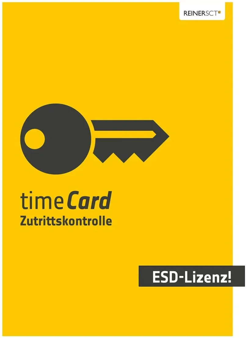 Reiner SCT Jahreslizenz timeCard Zutrittskontrolle, 500 MA, ESD, 1 Jahr