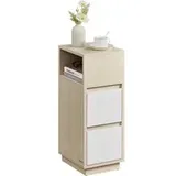 VASAGLE Nachtschrank 2-teilig 40 x 30 x 50 cm Beige