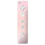 DeinDesign Skin kompatibel mit Nintendo Wii Controller Folie Sticker rosa UtArt Wolke