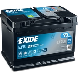 Exide EL700 12V EFB Autobatterie 70Ah