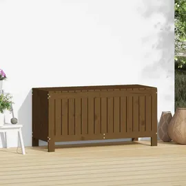 furnicato Gartentruhe 108 x 42,5 x 54 cm Honigbraun