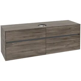 Villeroy & Boch Collaro Waschbeckenunterschrank C04900RK 160 x 55 cm Stone Oak