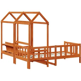 vidaXL Tagesbett 90 x 200 cm Braun