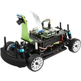 Waveshare PiRacer AI Autonomous Racing Robot Powered by Raspberry Pi 4 Supports DonkeyCar Project Deep Learning Self Driving (Include PI4B-4GB