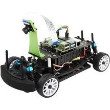 Waveshare PiRacer AI Autonomous Racing Robot Powered by Raspberry Pi 4 Supports DonkeyCar Project Deep Learning Self Driving (Include PI4B-4GB