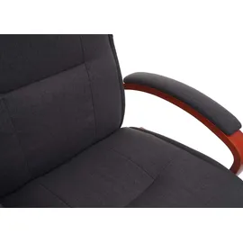 Mendler Relaxliege ARLES II, Relaxsessel Massagesessel, MIT Massage Stoff/Textil - dunkelgrau