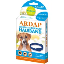 ARDAP Zecken- und Floh Halsband für mittlere Hunde bis 25 kg