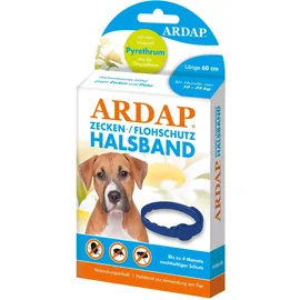 ARDAP Zecken- und Floh Halsband für mittlere Hunde bis 25 kg