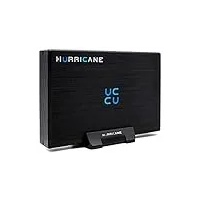 HURRICANE GD35612 Externe Festplatte 3TB 3,5" USB 3.0 HDD mit Netzteil für PC TV Ps4 Ps5 Xbox Laptop kompatibel mit Windows Mac Linux