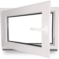 Kellerfenster - Kunststoff - Fenster - weiß - BxH: 60 x 40 cm - 600 x 400 mm - DIN Rechts - 3 fach Verglasung - 60 mm Profil