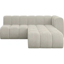 altdecor Ecksofa modulares Sofa Darnel-L1 - 205x177x70 cm Creme
