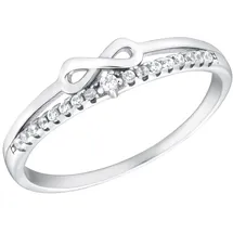 Amor Ring Silber 925, rhodiniert in Silber, | Gr.: 18