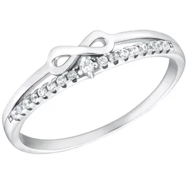 Amor Ring Silber 925, rhodiniert in Silber, | Gr.: 18