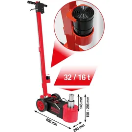 KS Tools Wagenheber Nylon/Stahl 32/16 t rot