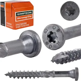 Simpson Holzbauschraube SSF 10 mm x 80 mm 50 Stück