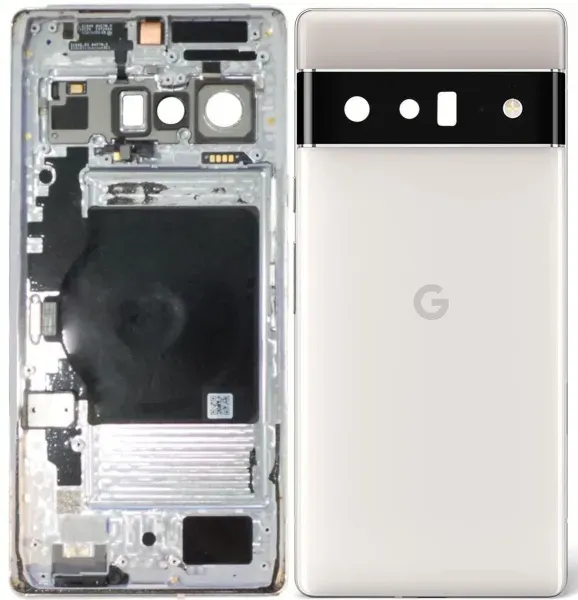 Preisvergleich Produktbild Original Google Pixel 6 Pro Gehäuse Akkudeckel Backcover Cloudy White