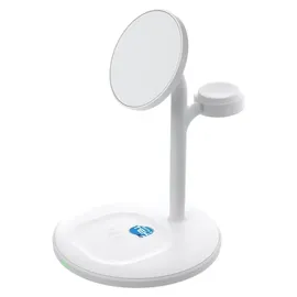 Green Cell Greencell MSST-GC-3IN1-W, (20.50 W, Wireless Charger, Weiss
