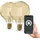 Calex Smart LED-Globelampe Filament, E27 G95 (7W), CCT 2er-Set