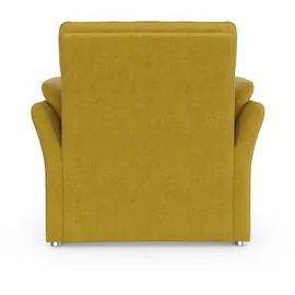 DOMO collection Sessel Pina Mikrofaser 99 x 95 x 88 cm Gelb