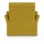 DOMO collection Sessel Pina Mikrofaser 99 x 95 x 88 cm Gelb