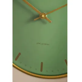 Arne Jacobsen Clocks City Hall Wanduhr 21 cm 21 Grün