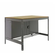 Proregal Werkbank Metall 90x84x61 cm grau