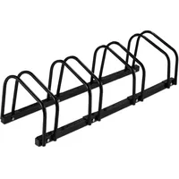 Relaxdays Fahrradständer Boden, für 4 Räder, bis 60 mm