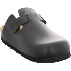 Natural sense Clogs Tieffußbett für Herren, schwarz Größe 44