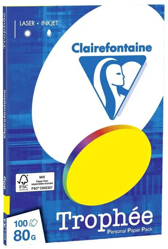 Exacompta Clairefontaine TROPHEE PPP - Sun Yellow - A4 (210 x 297 mm)