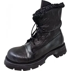 Papucei Schnürstiefel schwarz | 39